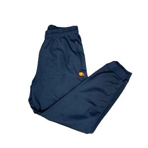 Ellesse Jogger Sweatpants Track Mens Large Navy Blue Work Out Gym Drawstring